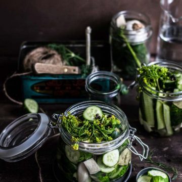   Fermented Vegetables – Dill Pickles